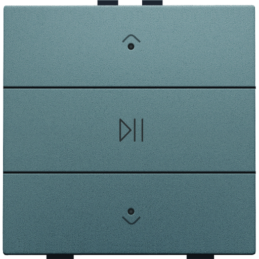 Billede af Audio tryk med LED, steel grey coated, NHC