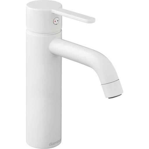 Damixa Silhouet håndvaskarmatur, mat hvid billede