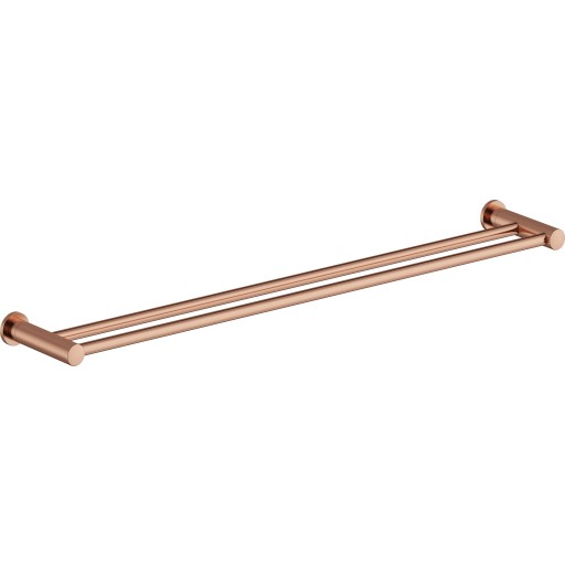 Damixa Silhouet håndklædestang, 80 cm, børstet kobber billede