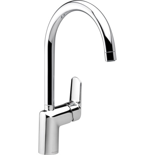 Damixa Clover Green køkkenarmatur, krom billede