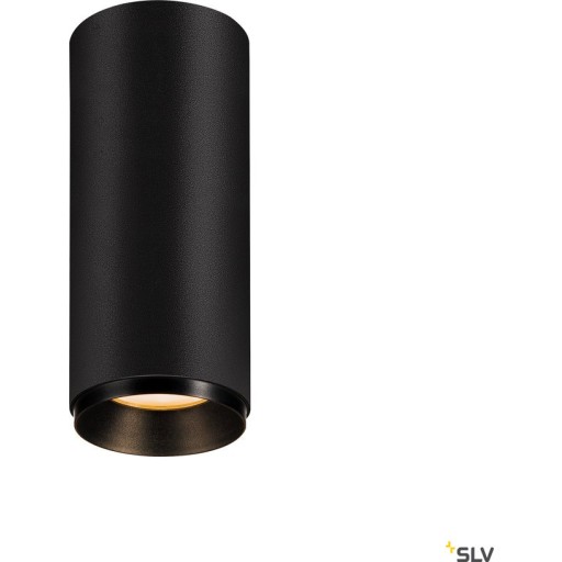 NUMINOS S, taklampa, 2700k, 985 lm, 24°, svart/svart