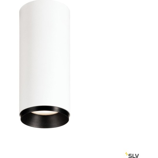 NUMINOS S, taklampa, 4000K, 1100 lm, 24°, vit/svart