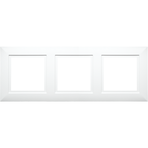 SG ramme til Soft Square 3 indbygningsspots, hvid