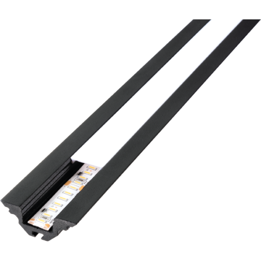 SG StripLine 1,8m LED skinne til hjørne, sort billede