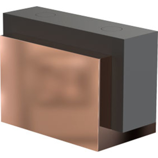 dørstopper 5001, polert kobber