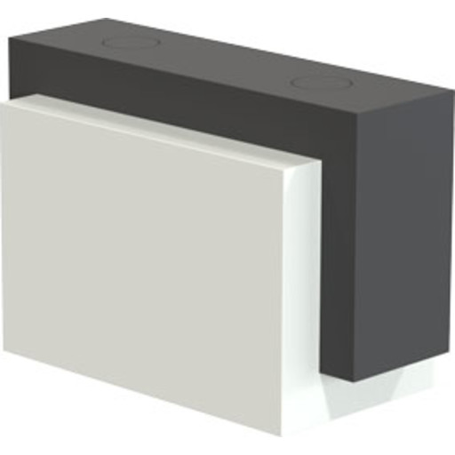dørstopper 5001, matt hvit