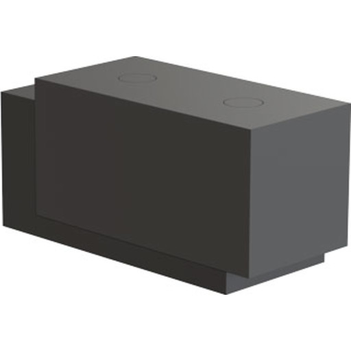 dørstopper 5002, matt sort