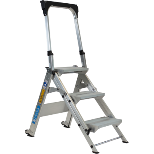 Zarges Plazastep P trappestige med bøjle med 2 trin, 44cm billede