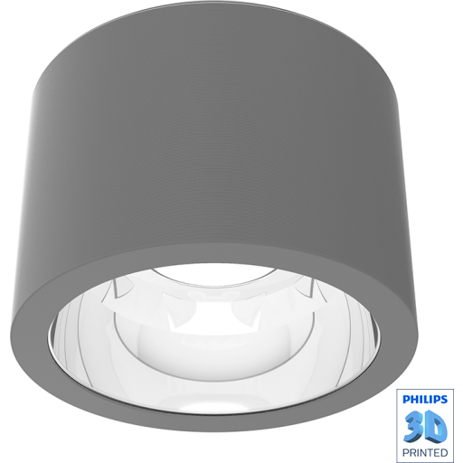 Billede af KT-serie Downlight Påbyg 1100lm/830 PSE PCC Sølv 3D