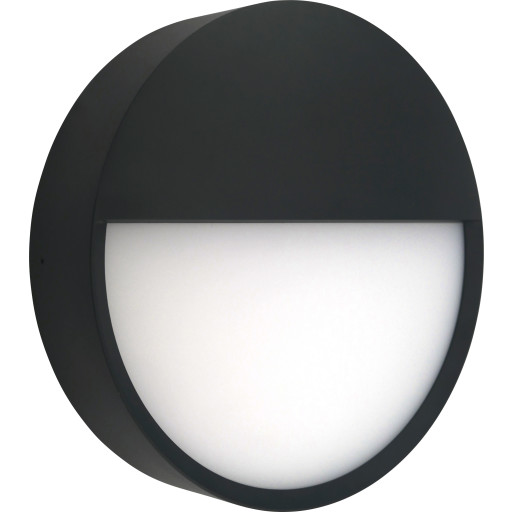 Nordtronic Zaira - Væglampe - LED - 12 W - klasse F - 3000/4000 K - sort, RAL 9005