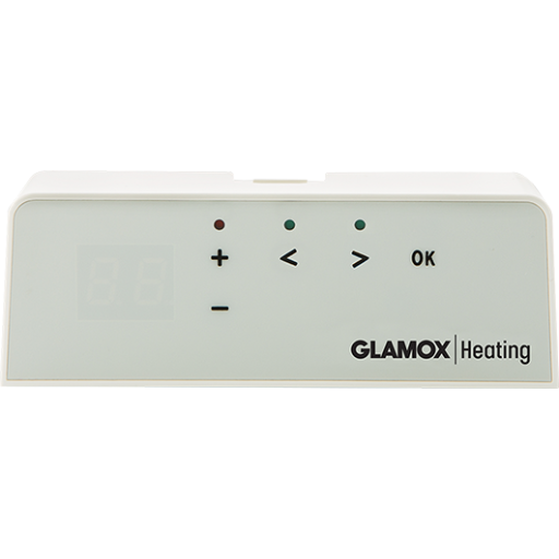 Glamox WT/B trådløs termostat for programmering via App. Tekniske installasjoner > Varme