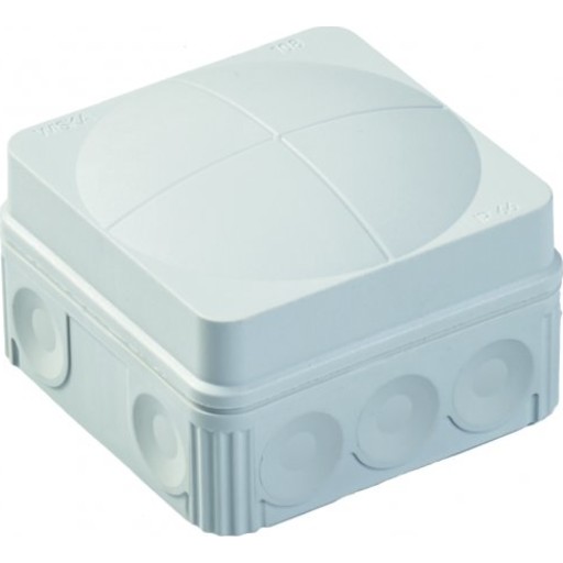 10 stk Koblingsboks Combi 108, 76x76x51, IP66, grå