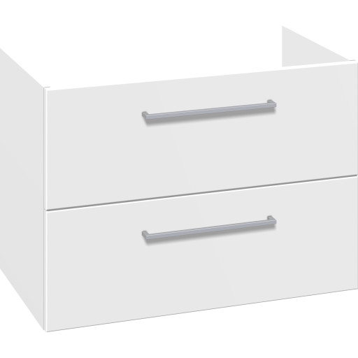 Dansani Mido+ underskab, 80x44 cm, mat hvid billede