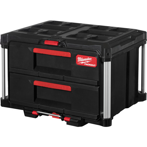 Milwaukee Packout skuffeboks, med 2 skuffer billede