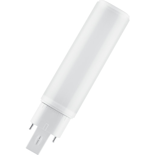 OSRAM DULUX D - LED-lyspære - matteret finish - G24d-1 - 6 W (tilsvarende 13 W) - klasse F - varmt hvidt lys - 3000 K