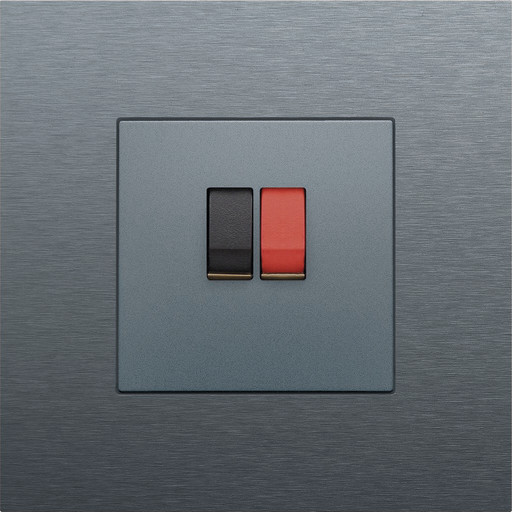 Billede af Afdækning til højtalerudtag, steel grey