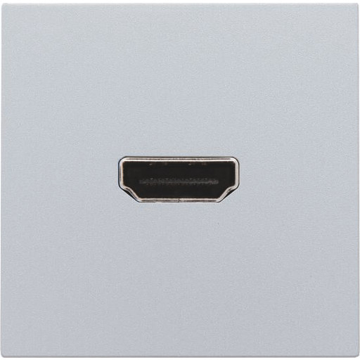 Niko HDMI udtag connector for stikmontering, sølv