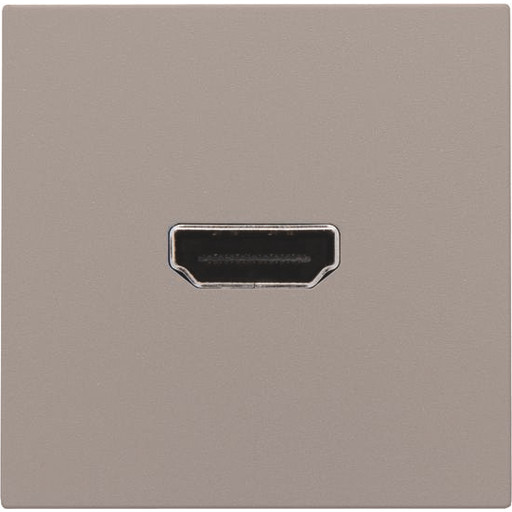 Niko HDMI udtag connector for stikmontering, bronze