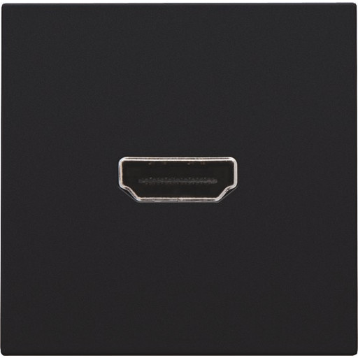 Niko HDMI udtag connector for stikmontering, sort