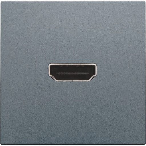 Niko HDMI udtag connector for stikmontering, stål