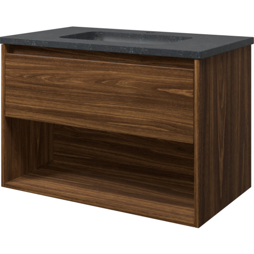 Sanibell Proline møbelsæt med håndvask. 80x46cm cabana eg