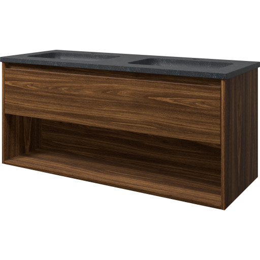 Sanibell Proline møbelsæt med håndvask. 120x46cm cabana eg