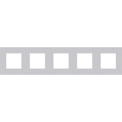 Billede af Ramme 5-modul, Pure, alu grey
