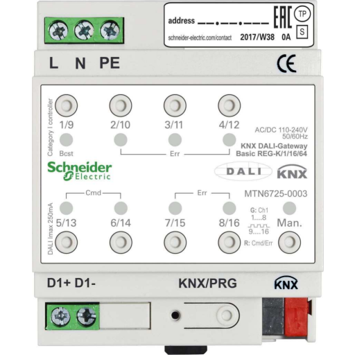 Billede af KNX DALI-Gateway Basic REG-K/1/16/64