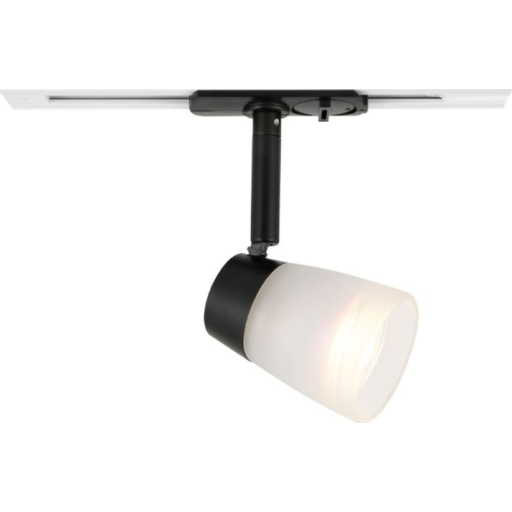 Halo Design Track Glass 1F skinnespot, sort