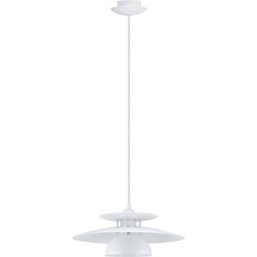 Eglo Brenda pendel, hvid, Ø43 cm billede