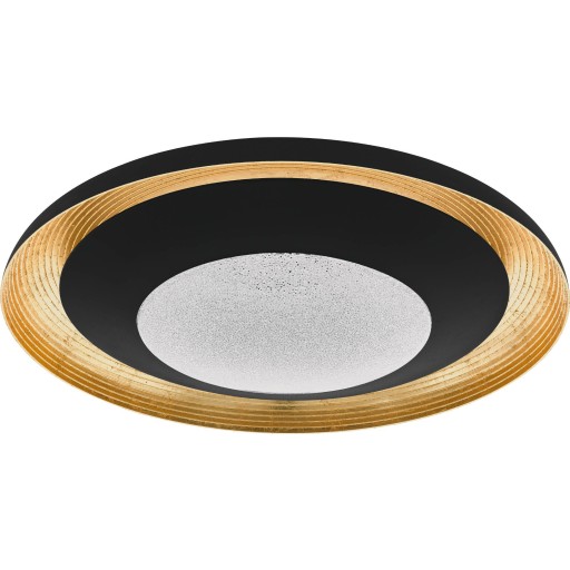 EGLO CANICOSA 2 loftlampe, sort/guld