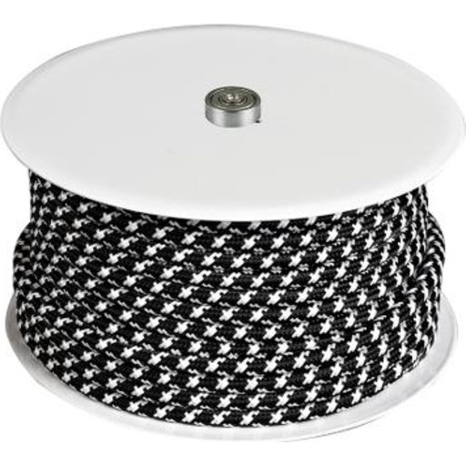 Halo Design stofledning, sort & hvid zig zag