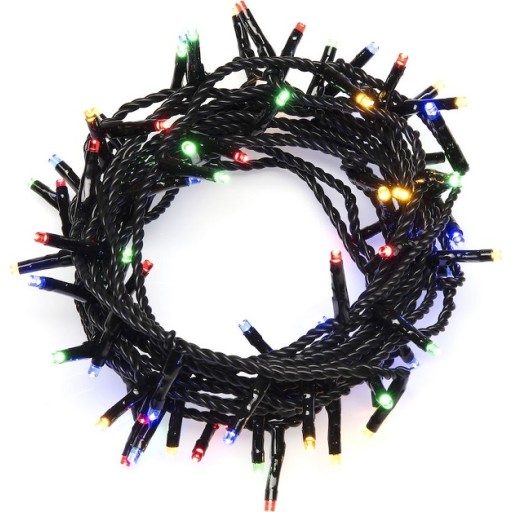 6 st Konstsmide ljusslinga utomhus, 120 färgade lampor, 8,33 meter