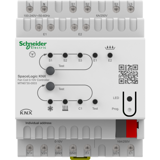 Billede af SpaceLogic KNX Fan Coil 0-10V kontroller