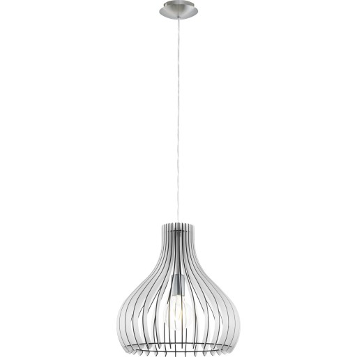 Eglo Tindori pendel, Ø38 cm, børstet stål billede