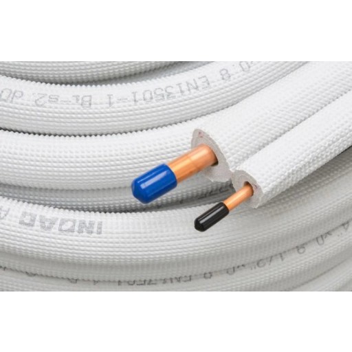 Bosch Climate 3000i Kølerør WE 35 5 meter 1/4" x 3/8" - Isoleret