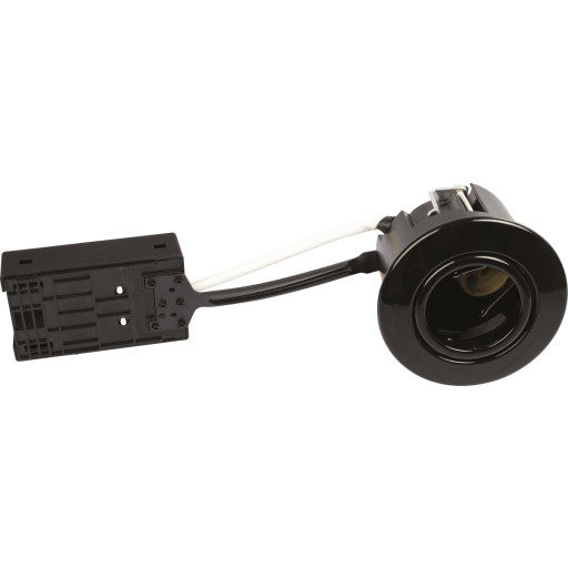 Scan Products - Udendørs Luna QI rund Ø88mm GU10, sort - (ex.lyskilde), rustfri