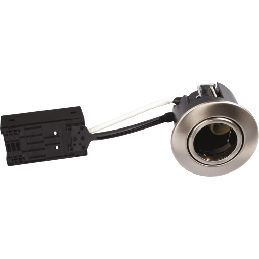 Scan Products - Udendørs Luna QI rund Ø88mm GU10, børstet stål - (ex.lyskilde), rustfri