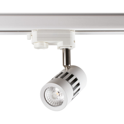 Scan Products - Esma 230v dæmpbar 3f 8w 4000k ra90 550lm hvid, 3-faset skinnespot - Hvid