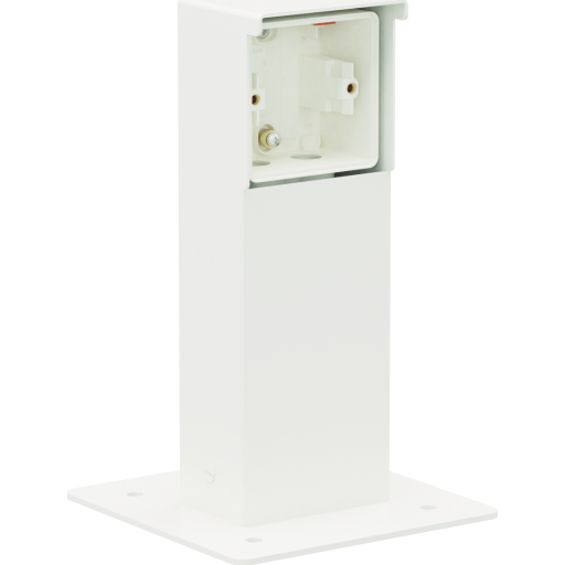 Niko Hydro stikkontaktsøjle til flise, 1 modul, hvid