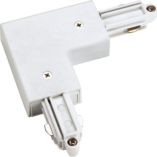 Nordtronic Square 1-faset - L-stykke, udvendig, hvid