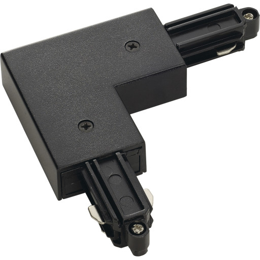 Nordtronic Square 1-faset - L-stykke, udvendig, sort