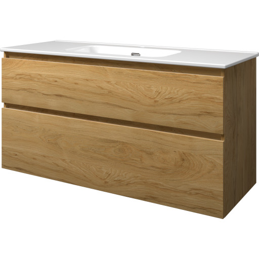 Sanibell Proline møbelsæt 121x46,8cm ideal eg 2 softclose skuffer