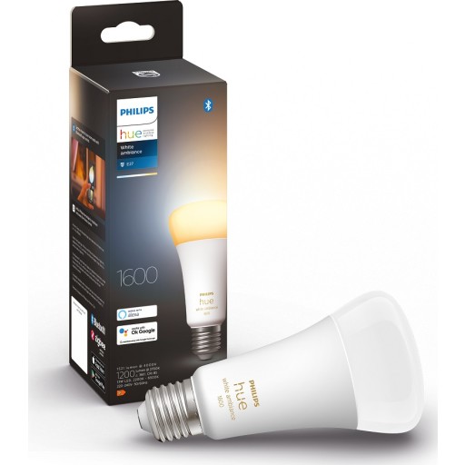Philips Hue White Ambiance E27 standardlampa, 2200K-6500K, 13,5W
