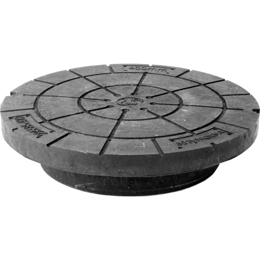 Lauridsen vandmålerdæksel, isoleret, Ø425 mm, 1 ton, plast billede