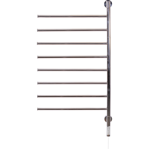Kriss Tinto håndklædetørrer, el, 55x103 cm, poleret rustfrit stål billede