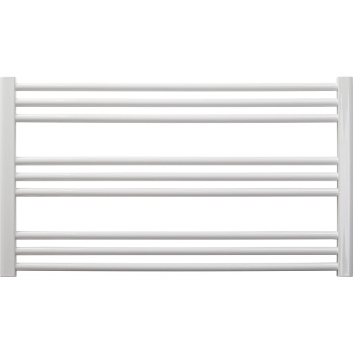 Kriss Space håndklædetørrer, kombi, 51x90 cm, hvid