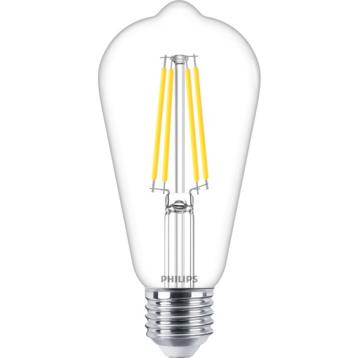 Billede af 10 stk Master Value LED Standard Dæmpbar 5,9W 927 E27 ST64 klar 806lm