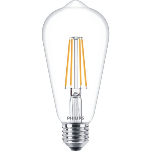10 stk CorePro LED Standard 7W 827 E27 ST64 klar 806 lumen