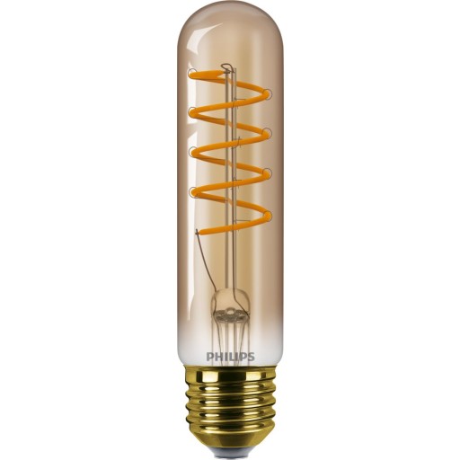 Billede af 6 stk Master Value LED Standard Dæmpbar 4W E27 T32 Guld Spiral 250lm